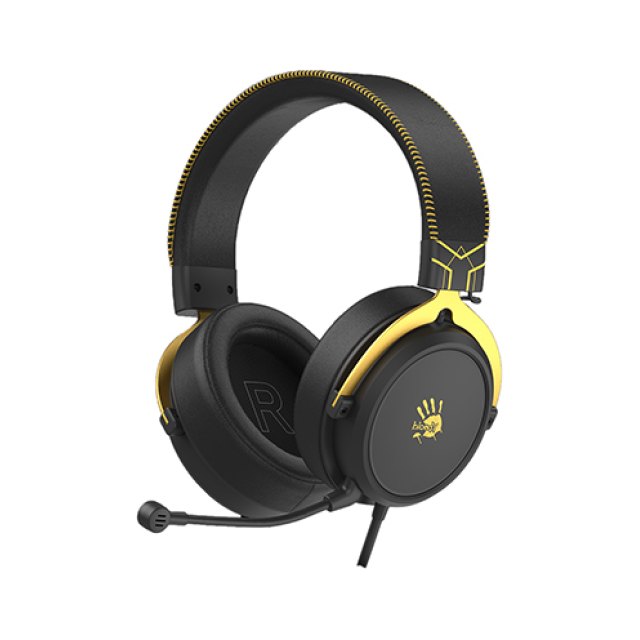 Наушники+микрофон игровые Bloody M590i Sports Lime