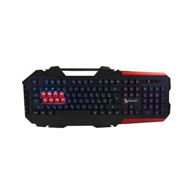 Игровая клавиатура  A4Tech Bloody B3590R (Анг/Рус/Каз, Проводное, Черный, красный)