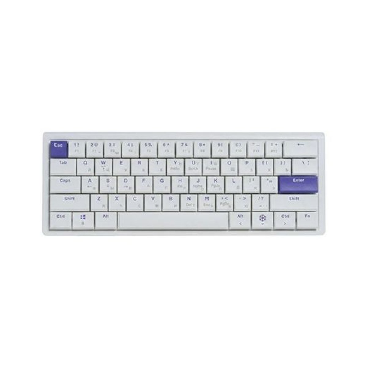 Клавиатура Ajazz NKL61 Low profile Switch White