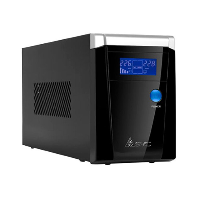 ИБП SVC V-1200-F-LCD, Черный
