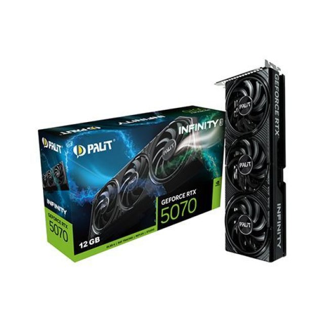 Видеокарта Palit RTX5070 INFINITY 3 12GB 12 ГБ, NE75070019K9-GB2050S