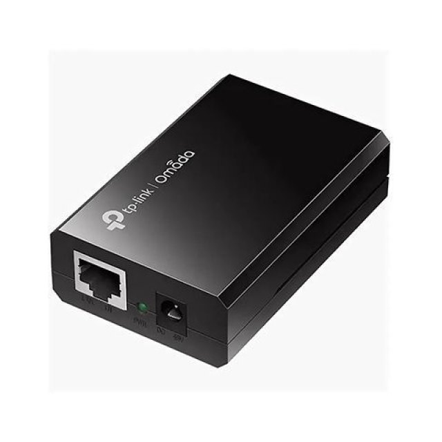 Инжектор PoE GbE Tp-Link PoE150S <1 порт 10/100/1000 Мбит/с (разъём RJ45), IEEE 802.3af 15.4W передача до 100 м., пластиковый