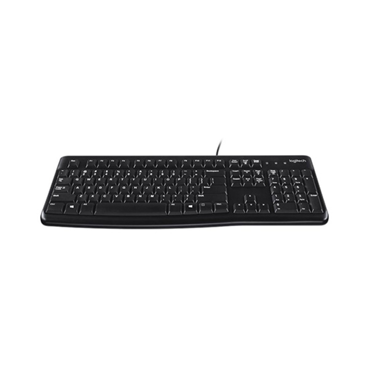 Клавиатура Logitech K120 (Анг/Рус, Проводное, Черный)