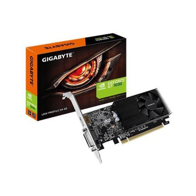 Видеокарта Gigabyte GT 1030 Low Profile D4 2 ГБ, GV-N1030D4-2GL