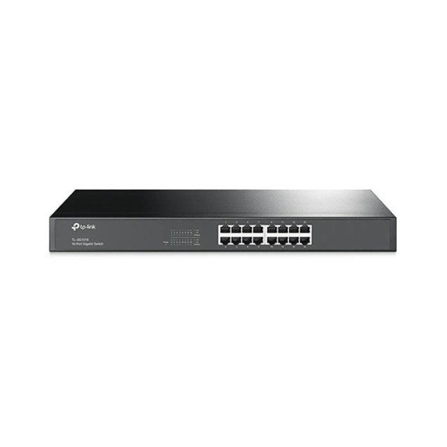 Коммутатор TP-Link TL-SG1016 (Неуправлемый, 16 портов, 10/100/1000 Мбит/с, Металл)