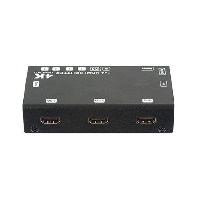 HDMI 3D Spliter 4 Port High 1080P / HDMI UH 4Kx 2K,25 MHz - 165 MHz (подключение 4 монитора) Mini