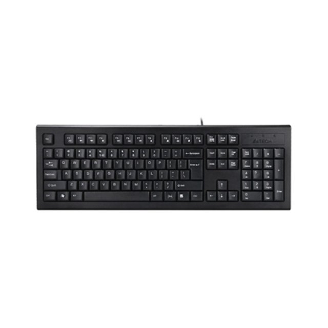 Клавиатура A4Tech KR-85USB-2M (Анг/Рус/Каз, Проводное, Черный)