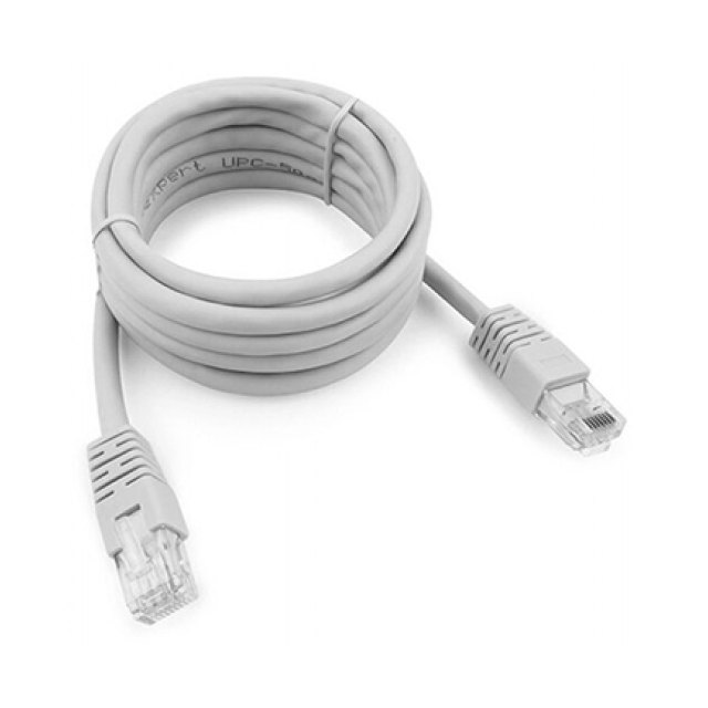 Патч-корд UTP Cablexpert PP6U-10M кат.6, 10м, литой, многожильный (серый)