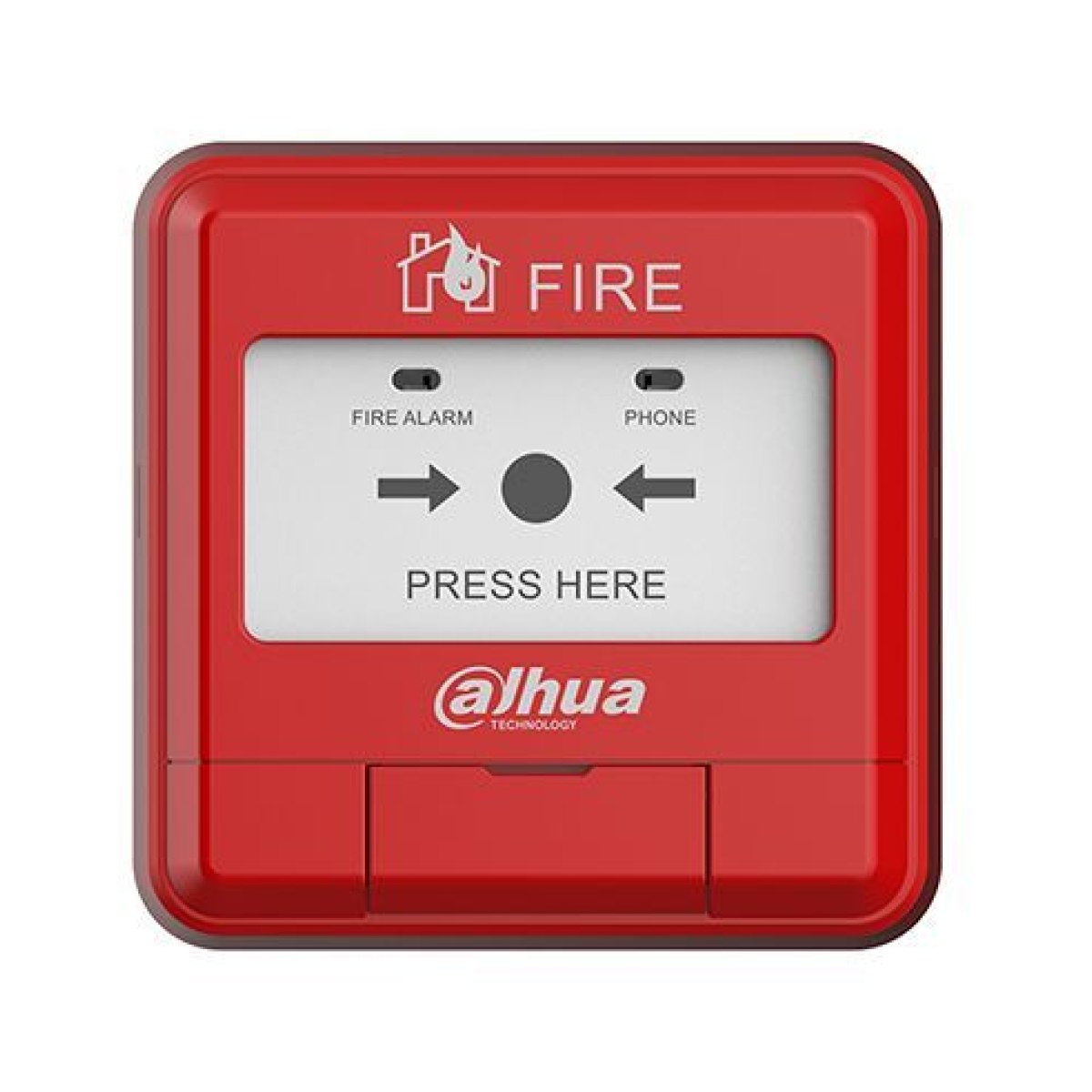Извещатель пожарный ручной адресный Dahua DHI-HY-1200