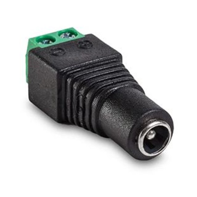 Адаптер питания SHIP,DCAT,DC power, напряжение 12V ,2,1мм, пластик,(100 штук в пакете)