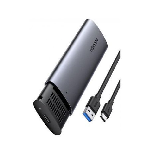 Корпус жесткого диска UGREEN M.2 B-Key Hard Drive Enclosure(5Gbps) with USB-C to USB A cable 10903