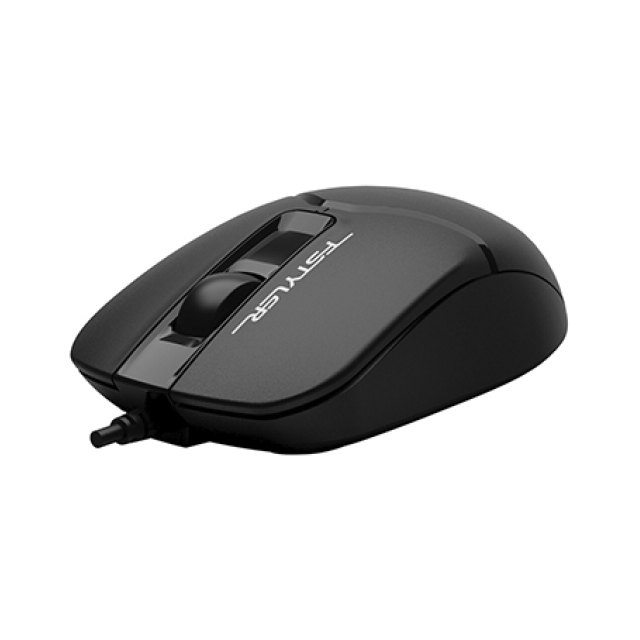 Мышь A4tech Fstyler FM12ST-BLACK Fstyler <1200DPI, 150cm, TypeC адаптер>
