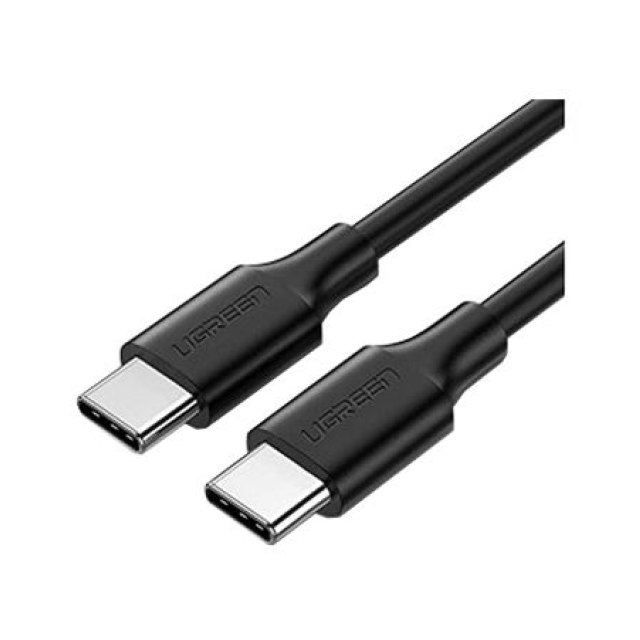 Кабель UGREEN US286 USB 2.0 Type C to Type C Cable Nickel Plating 1.5m (Black)