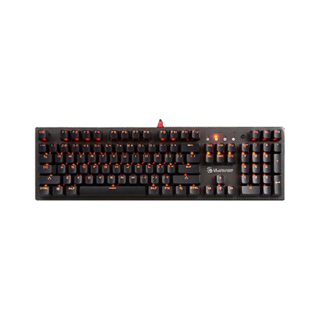 Клавиатура игровая Bloody B800 NetBee <OrangeLED, USB, мех клавиатура с переключателями>