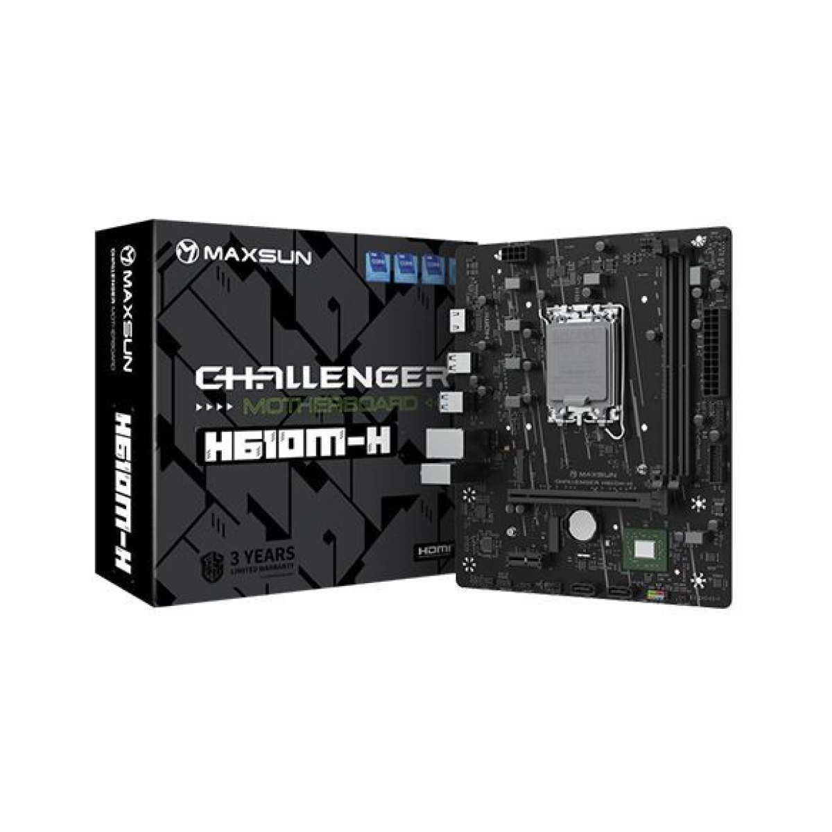Материнская плата MaxSun Challenger H610M-H V1 LGA 1700