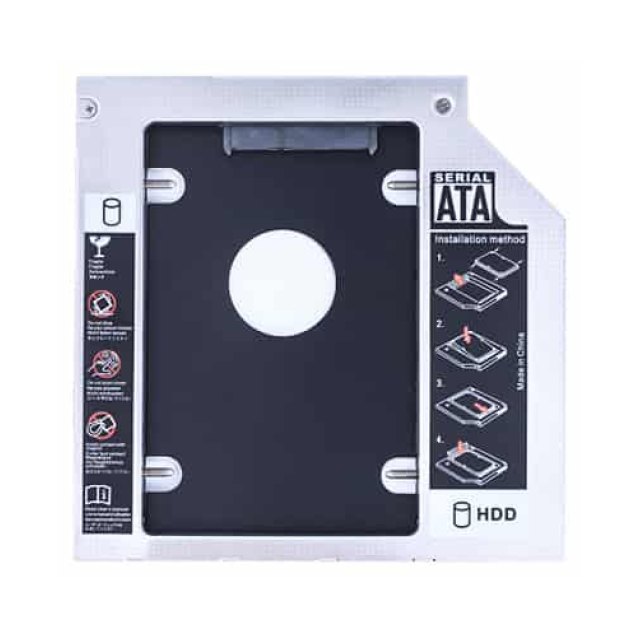 Салазки 12.7mm для подключения жестких дисков 2,5" в отсек DVD