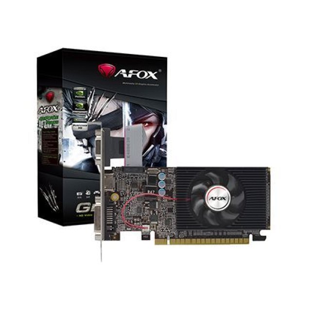 Видеокарта AFOX GT610 2GB D3 LP Single Fan (AF610-2048D3L7-V6)