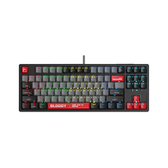 Клавиатура игровая Bloody S87 ASH RED