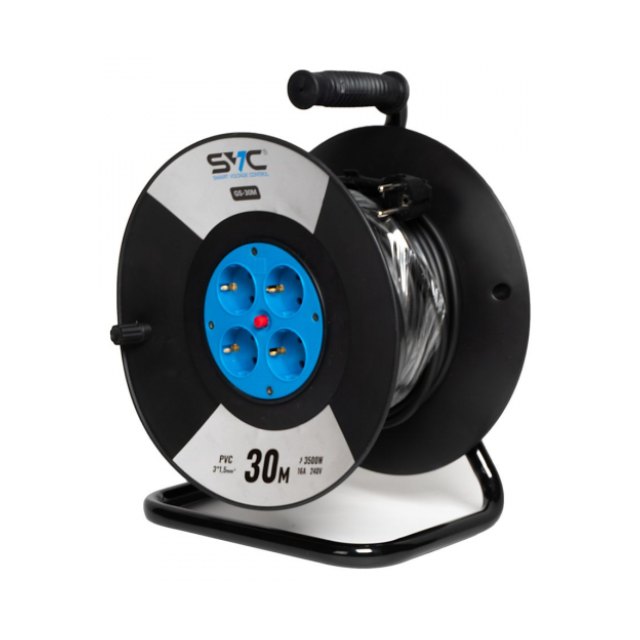 Удлинитель на катушке SVC GS-30M 30м. 240 в.