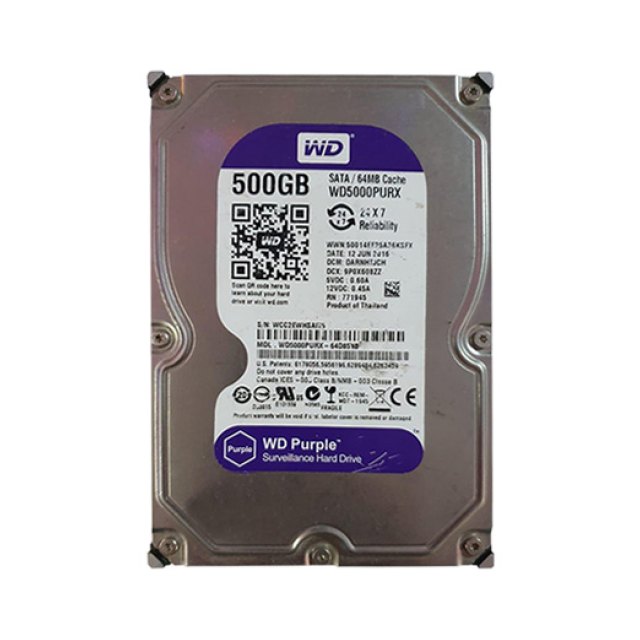 Жесткий диск Western Digital Purple WD5000PURX 500 GB