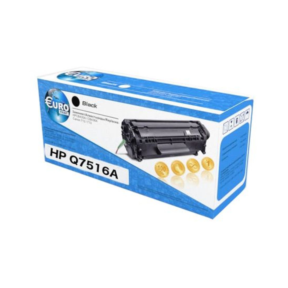 Картридж HP Q7516A for LJ 5200 (12K) Euro Print
