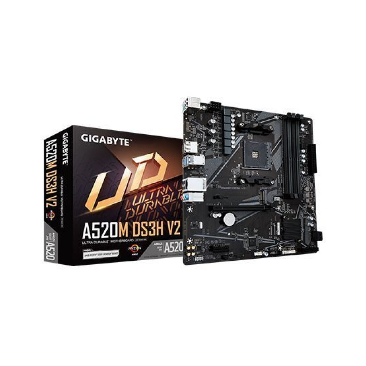 Материнская плата Gigabyte A520M DS3H V2 AMD