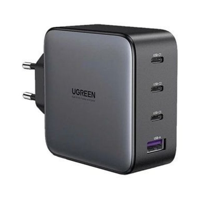 Зарядное устройство Ugreen CD226 USB-A+3*USB-C 100W GaN Tech Fast Charger, 40747