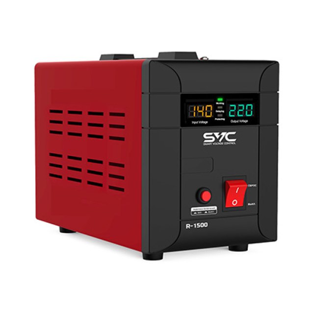 Стабилизатор SVC R-1500, Черный, красный