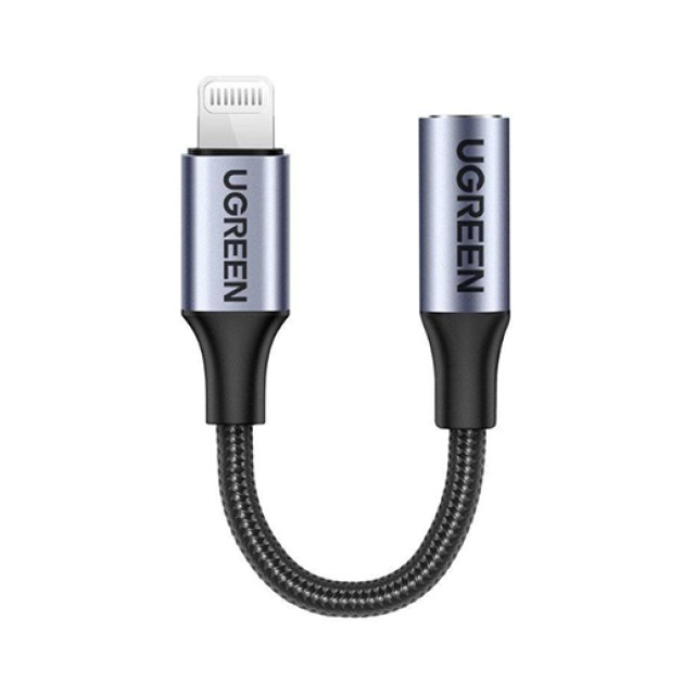 Переходник Ugreen US211, аудио Lightning To 3.5mm, Female Adapter, 30756