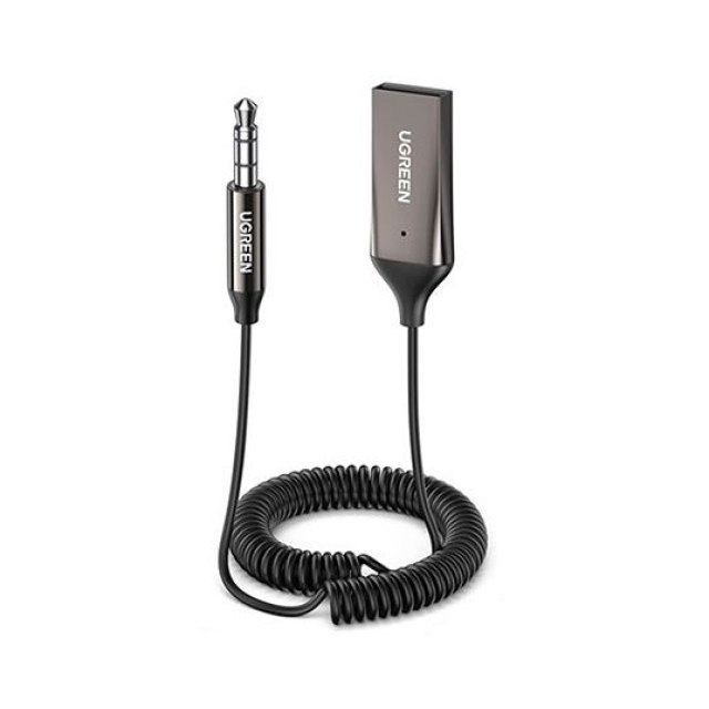 Bluetooth-ресивер UGREEN CM309 Bluetooth Car Receiver Aux with Mic (Space Gray) 70601