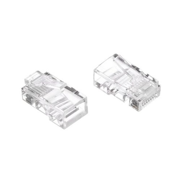 Коннектор RJ-45 Cablexpert LC-PTU-01/10, упаковка,Connector Cat.5, for UTP, (в пакете 10 штук)