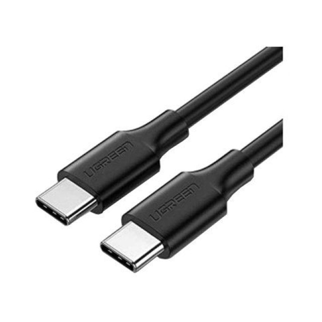 Кабель UGREEN US286 USB 2.0 Type C to Type C Cable Nickel Plating 1m (Black) 
