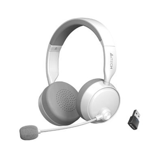 Наушники с микрофоном A4Tech Fstyler BH235 White, Белый (+адаптер)