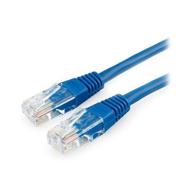 Патч-корд Cablexpert PP10-0.5M/B, синий ,Cable Patch cord UTP 5e-Cat 0.5 m