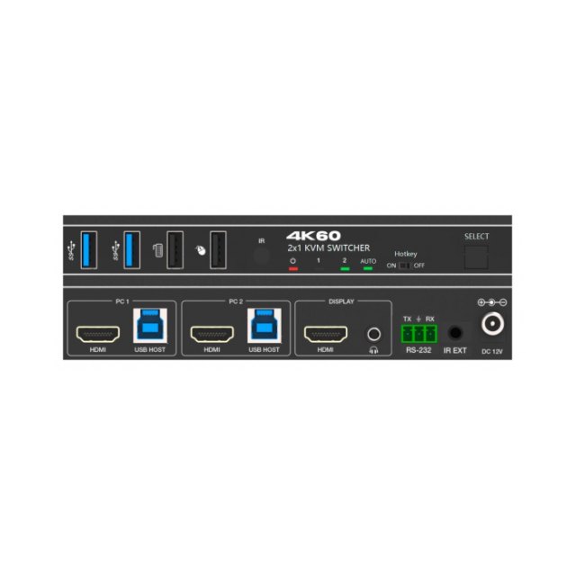 KVM переключатель HDMI 3 порта 4K + ПУЛЬТ 