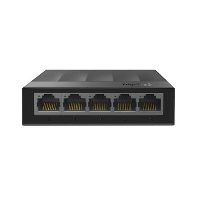 Коммутатор TP-Link TL-LS1005G (Неуправлемый, 5 портов, 10/100/1000 Мбит/с, Пластик)