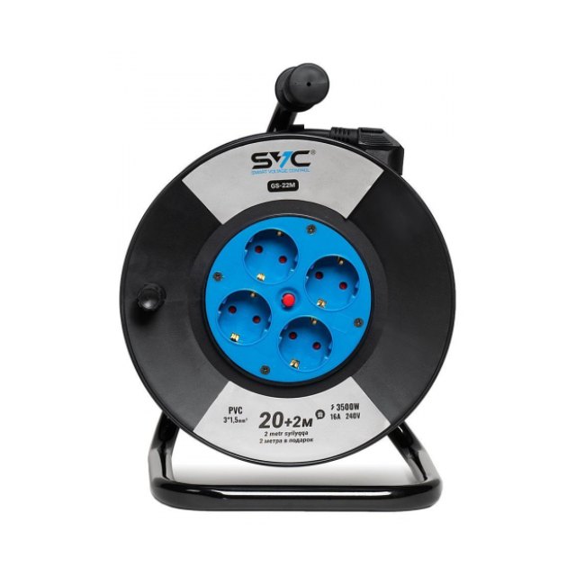 Удлинитель на катушке SVC GS-22M 22м. 240 в.