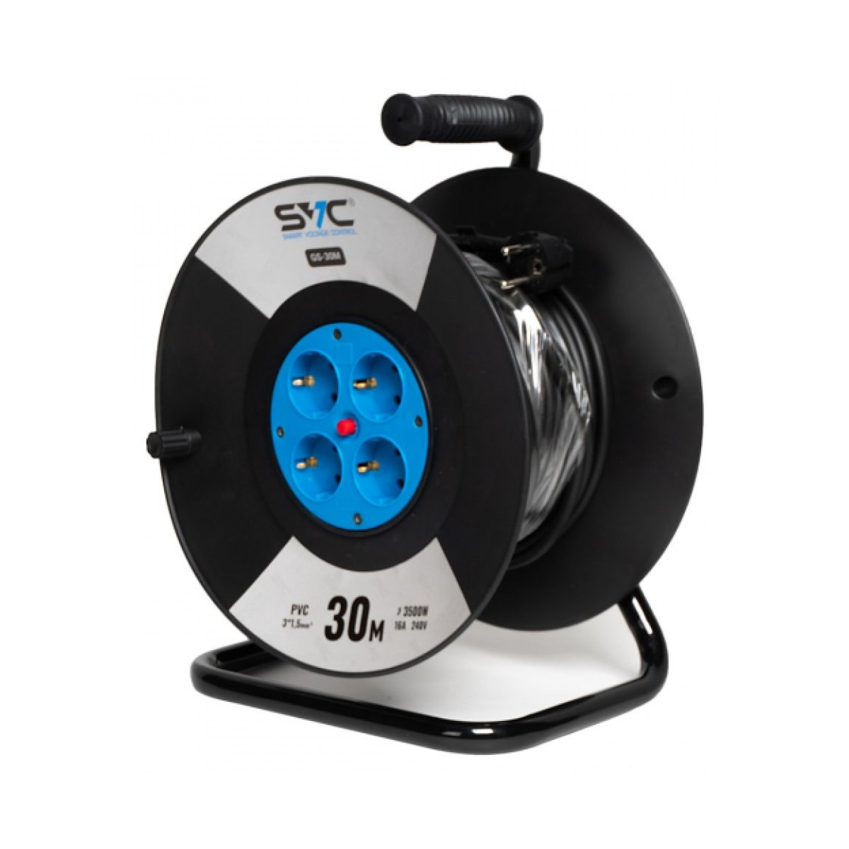 Удлинитель на катушке SVC GS-30M 30м. 240 в.