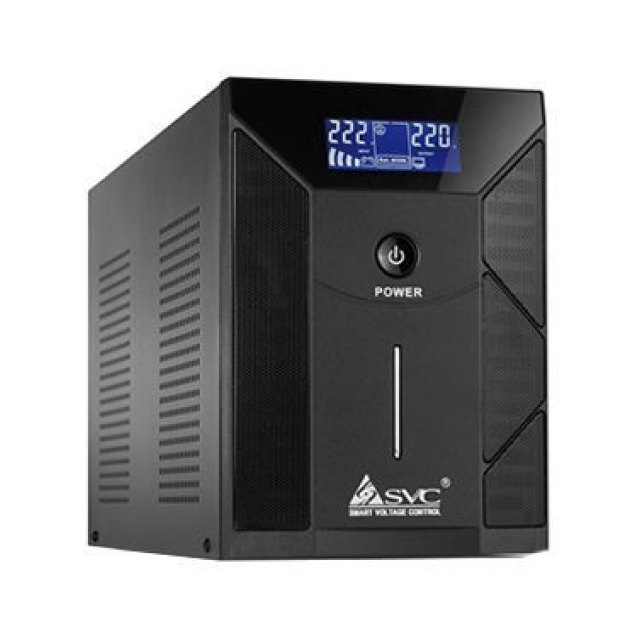 ИБП SVC V-3000-F-LCD, Black