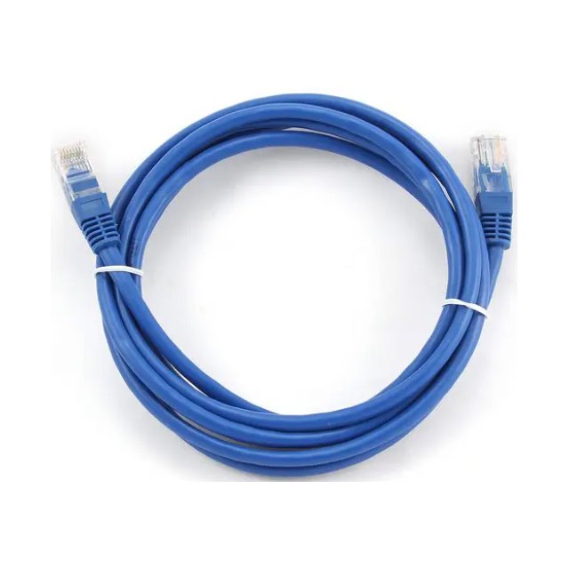 Патч-корд Cablexpert PP12-3M/B, синий ,Cable Patch cordUTP 5e-Cat 3 m