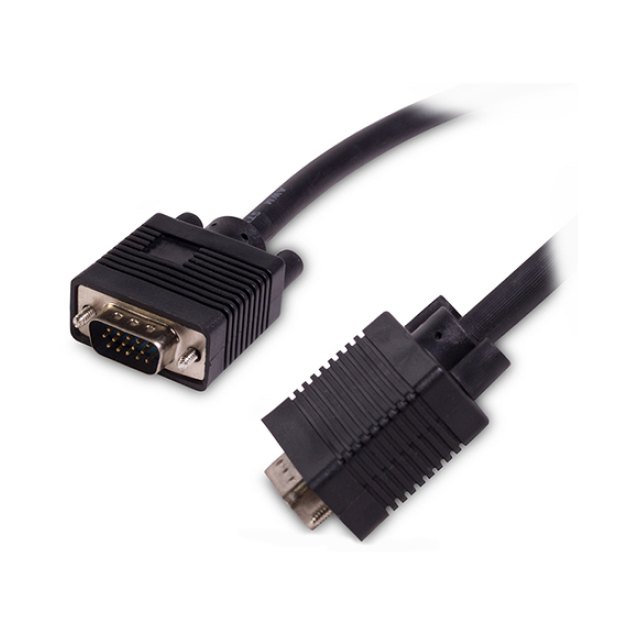 Интерфейсный кабель, iPower, iPiVGAMM18 , VGA 15M/15M 1.8 м., Чёрный 