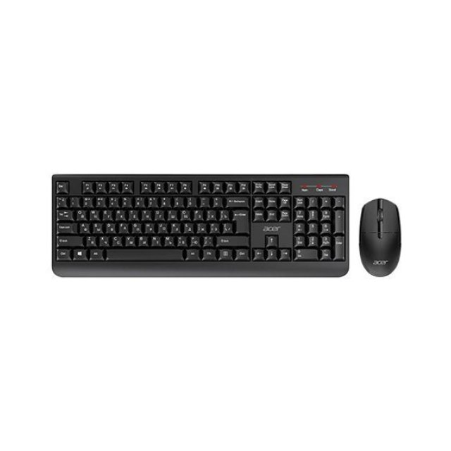 Клавиатура + мышь Acer OCC401 клав:черный мышь:черный USB беспроводная Multimedia (ZL.ACCCC.016)