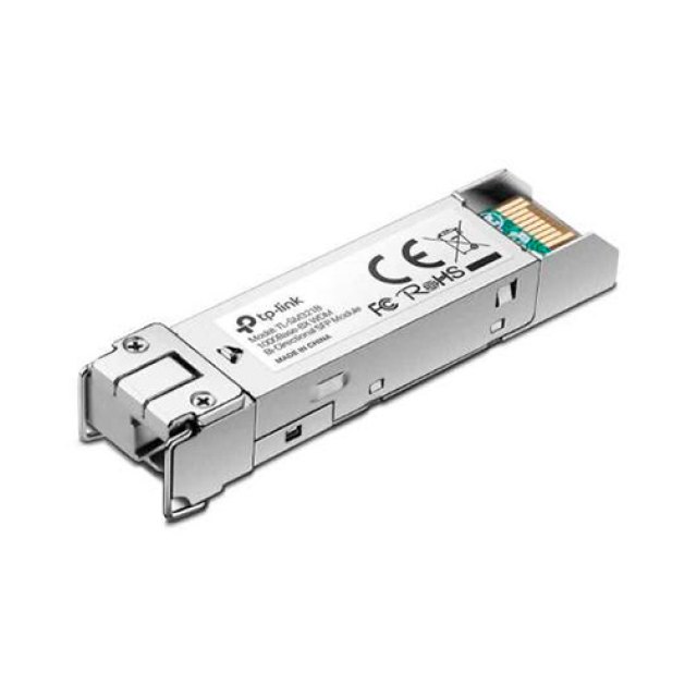 Оптический транссивер GbE SFP WDM Tp-Link TL-SM321B <1000Base-BX двунаправленный оптический WDM-трансивер, интерфейс LC Simpl