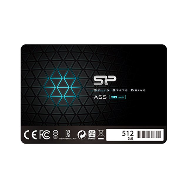 Твердотельный накопитель (SSD) Silicon Power A55 SP512GBSS3A55S25 512 ГБ 2.5