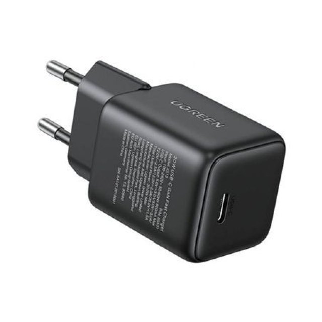 Зарядное устройство UGREEN X513 30W 1C GaN Fast Charger, черный, 65007