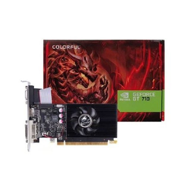 Видеокарта COLORFUL GeForce GT710-2GD3-V 2 ГБ, NF-2GD3-V