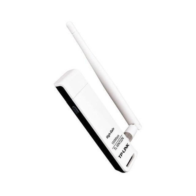 Сетевой адаптер беспроводной USB 150M Tp-Link TL-WN722N <Lite-N Wireless High Gain USB adapter,>