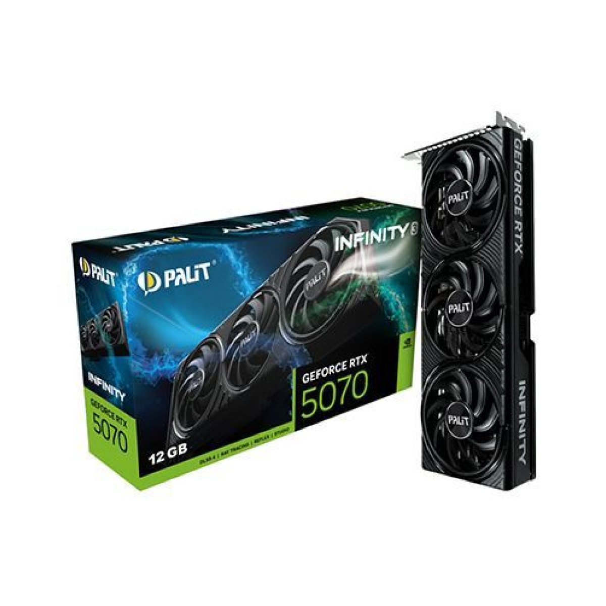 Видеокарта Palit RTX5070 INFINITY 3 12GB 12 ГБ, NE75070019K9-GB2050S
