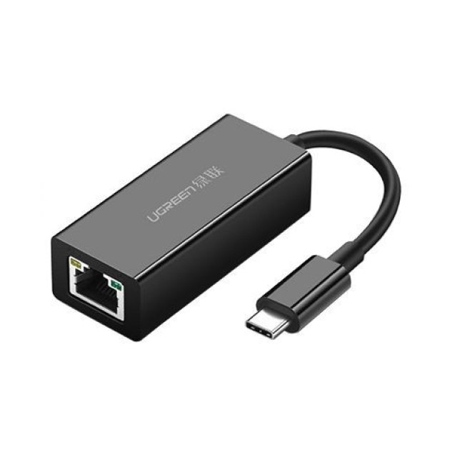 Конвертер сигнала UGREEN US236 50307 USB Type-C to 10/100/1000Mbps Ethernet Adapter