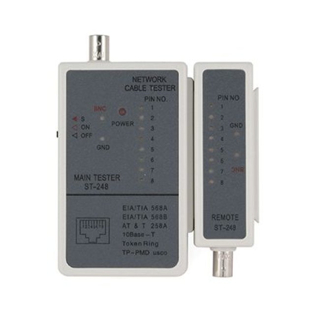 Тестер сетевого кабеля Cablexpert NCT-1 ,RJ45+RJ58